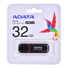 ADATA 32 GB DashDrive UV150 USB atmintinė A tipo USB 3.2 Gen 1 (3.1 Gen 1) Juoda