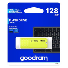 Goodram UME2 128GB USB atmintinė USB Type-A 2.0 Geltona