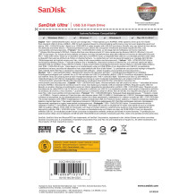 SanDisk Ultra USB atmintinė 32 GB USB Type-A 3.2 Gen 1 (3.1 Gen 1) Juoda