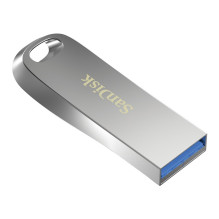 „SanDisk Ultra Luxe“ USB atmintinė 128 GB USB Type-A 3.2 Gen 1 (3.1 Gen 1) Sidabrinė