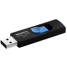ADATA UV320 USB atmintinė 64 GB USB Type-A 3.2 Gen 1 (3.1 Gen 1) Juoda, mėlyna