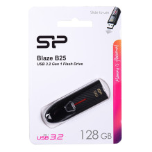 Silicon Power Blaze B25 USB atmintinė 128 GB USB Type-A 3.2 Gen 1 (3.1 Gen 1) Juoda