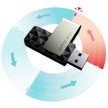 Silicon Power Blaze B30 USB atmintinė 64 GB USB Type-A 3.0 (3.1 Gen 1) Juoda