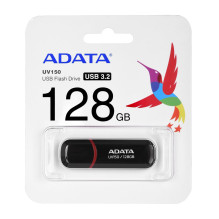 ADATA AUV150-128G-RBK USB atmintinė 128 GB USB Type-A 3.2 Gen 1 (3.1 Gen 1) Juoda