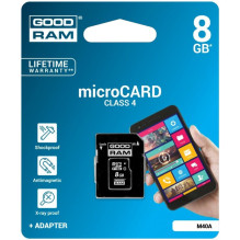 Goodram M40A 8 GB MicroSDHC UHS-I 4 klasė