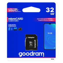 Goodram M1AA-0320R12 atminties kortelė 32 GB MicroSDHC Class 10 UHS-I