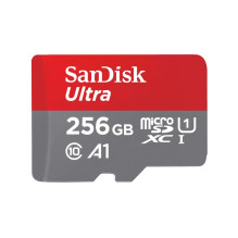 SanDisk Ultra 256 GB MicroSDXC UHS-I 10 klasė