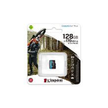 Kingston Technology 128GB microSDXC Canvas Go Plus 170R A2 U3 V30 Single Pack w / o ADP