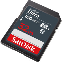 SanDisk Ultra 32GB SDHC atminties kortelė 100MB / s atminties kortelė UHS-I 10 klasė