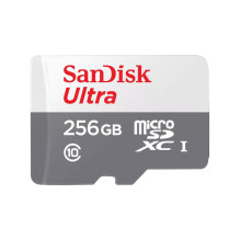 SanDisk Ultra 256 GB MicroSDXC UHS-I 10 klasė