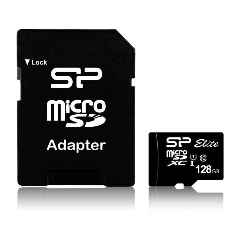 Silicon Power Elite 128 GB MicroSDXC UHS-I 10 klasė