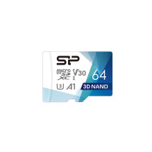 Silicon Power Superior Pro 64 GB MicroSDXC UHS-III 10 klasė