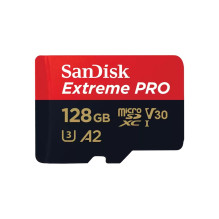 SanDisk Extreme PRO 128 GB MicroSDXC UHS-I 10 klasė