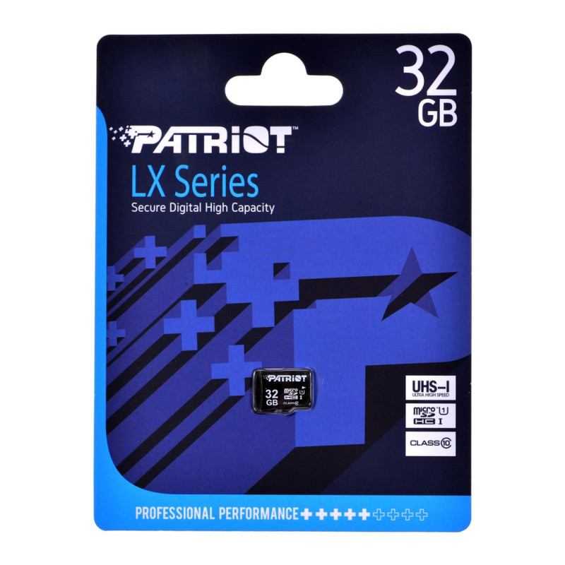 Patriot Memory PSF32GMDC10 atminties kortelė 32 GB MicroSDHC UHS-I Class 10