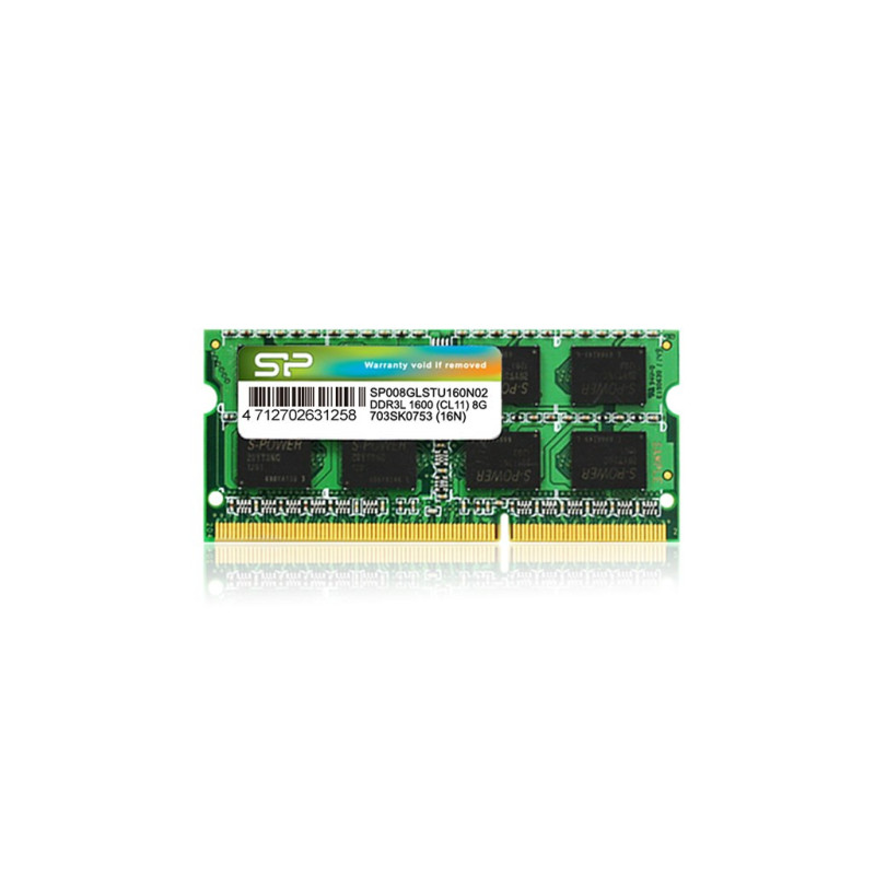 Silicon Power 8GB DDR3L SO-DIMM atminties modulis 1 x 8 GB 1600 MHz