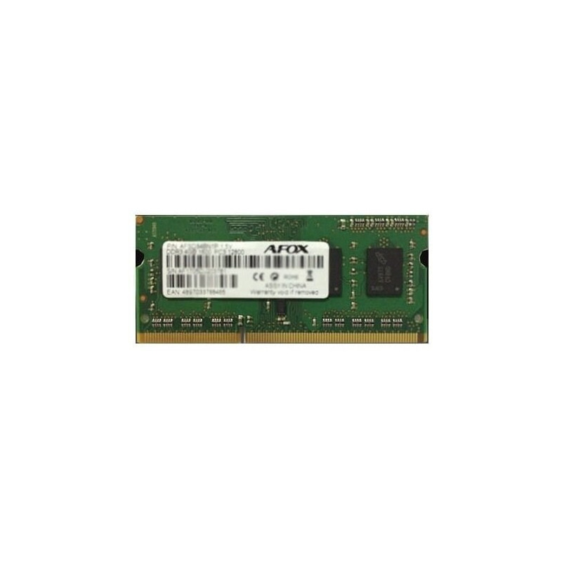 AFOX SO-DIMM DDR3 8GB atminties modulis 1600 MHz LV 1,35V