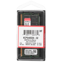 Kingston Technology KCP548SD8-32 atminties modulis 32 GB 1 x 32 GB DDR5 4800 MHz