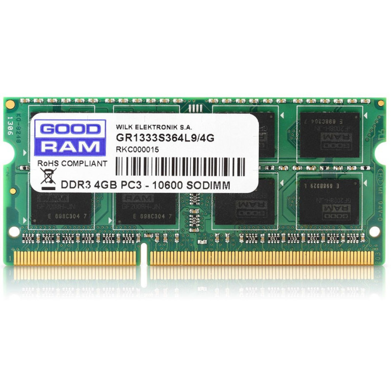 Goodram 4GB DDR3 PC3-12800 atminties modulis 1600 MHz