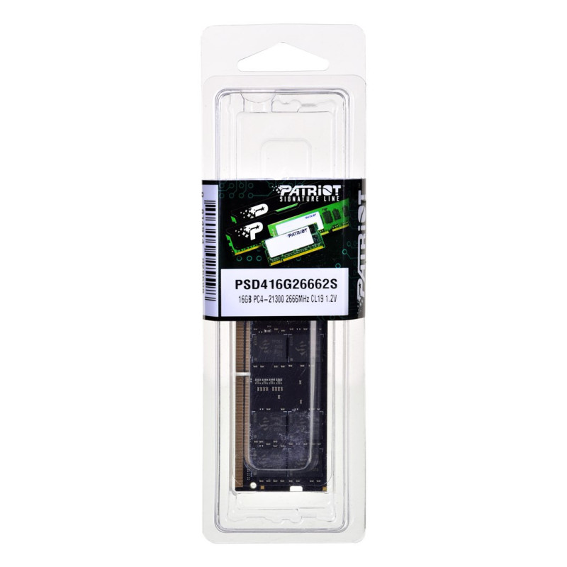 Patriot Memory PSD416G26662S atminties modulis 16 GB DDR4 2666 MHz