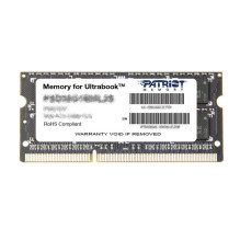 Patriot Memory 8GB DDR3 PC3-12800 (1600MHz) SODIMM atminties modulis 1 x 8 GB