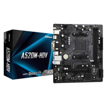 Asrock A520M-HDV lizdas AM4...