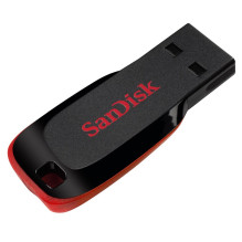 SanDisk Cruzer Blade USB atmintinė 32 GB USB Type-A 2.0 juoda, raudona