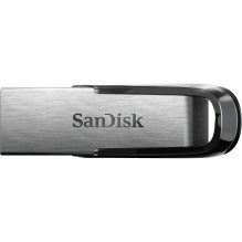 Sandisk Ultra Flair USB atmintinė 256 GB USB Type-A 3.2 Gen 1 (3.1 Gen 1) Juoda, sidabrinė