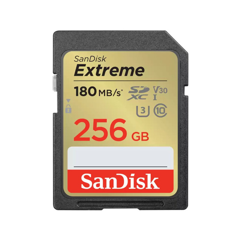 SanDisk Extreme 256 GB SDXC UHS-I 10 klasė