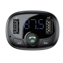 Baseus Bluetooth siųstuvas / automobilinis įkroviklis Baseus S-09A (Overseas Edition) - juodas