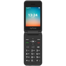 MyPhone Flip LTE Dual juoda / mėlyna