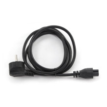 Gembird PC-186-ML12-1M power cable Black CEE7 / 7 C5 coupler