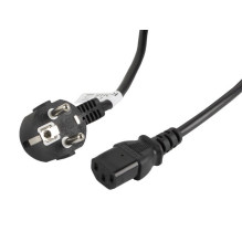 Lanberg CA-C13C-11CC-0050-BK power cable Black 5 m C13 coupler CEE7 / 7