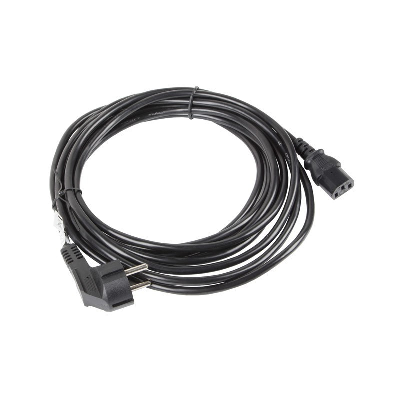 Lanberg CA-C13C-11CC-0100-BK power cable Black 10 m C13 coupler CEE7 / 7