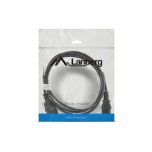 Lanberg CA-C13E-10CC-0018-BK power cable Black 1.8 m C13 coupler C14 coupler