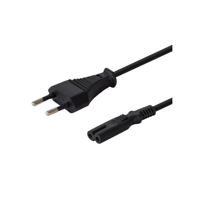 Savio CL-100 power cable Black 1.8 m IEC Type E (3.4 mm, 3.1 mm) IEC C7