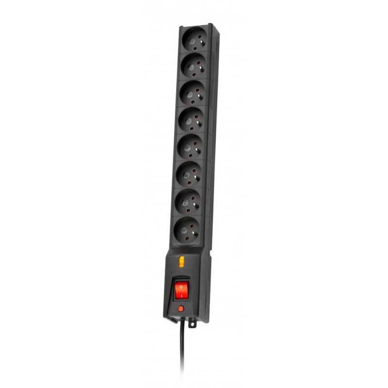 LESTAR LX 810 G-A 1.M power extension 1.5 m 230 AC outlet(s) Indoor Black