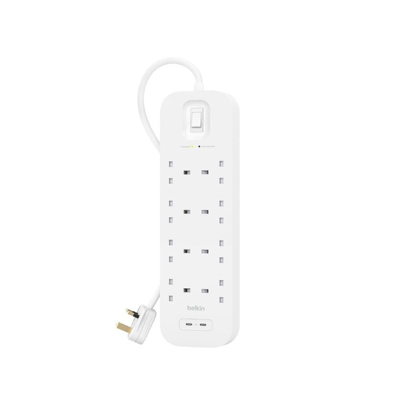 Belkin Connect White 8 AC outlet(s) 2 m