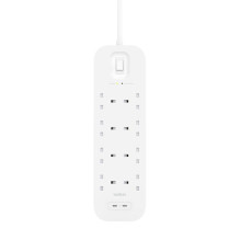 Belkin Connect White 8 AC outlet(s) 2 m