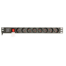 Gembird EG-PDU-014-FC14 power distribution unit (PDU) 8 AC outlet(s) 1U Black