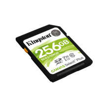 Kingston Technology 256GB SDXC Canvas Select Plus 100R C10 UHS-I U3 V30