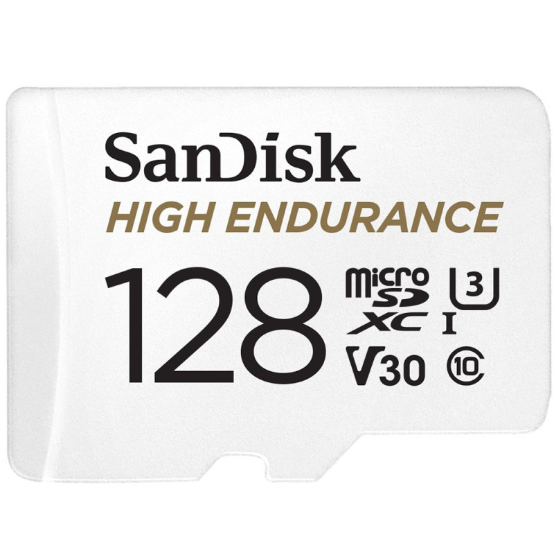 SanDisk High Endurance 128 GB MicroSDXC UHS-I 10 klasė