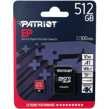 Patriot Memory PEF512GEP31MCX atminties kortelė 512 GB MicroSDXC Class 10