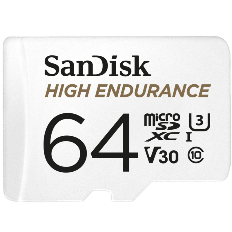 SanDisk High Endurance atminties kortelė 64 GB MicroSDXC UHS-I Class 10