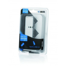 iBox IUHT008C sąsajos šakotuvas USB 2.0 480 Mbit / s Juoda