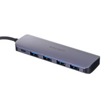 UNITEK H1107A sąsajos šakotuvas USB 3.2 Gen 1 (3.1 Gen 1) Type-A 5000 Mbit / s Pilka