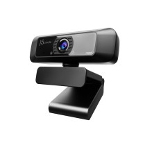 j5create JVCU100 USB™ HD internetinė kamera su 360° pasukimu, 1080p vaizdo įrašymo raiška, juoda