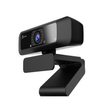 j5create JVCU100 USB™ HD Webcam with 360° Rotation, 1080p Video Capture Resolution, Black