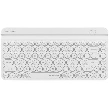 Belaidė klaviatūra A4tech FSTYLER FBK30 Balta 2.4GHz+BT (Tyli) A4TKLA47187
