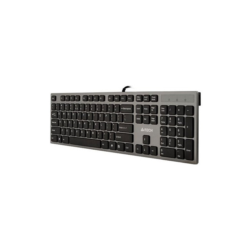 A4Tech KV-300H klaviatūra USB QWERTY Juoda, pilka