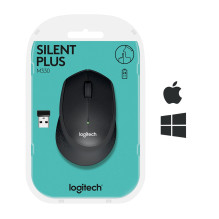 PELĖ LOGITECH M330 SILENT PLUS BLACK